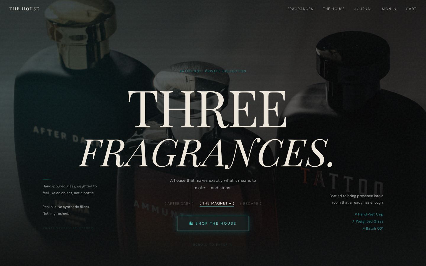 The House, Luxury Fragrance Brand