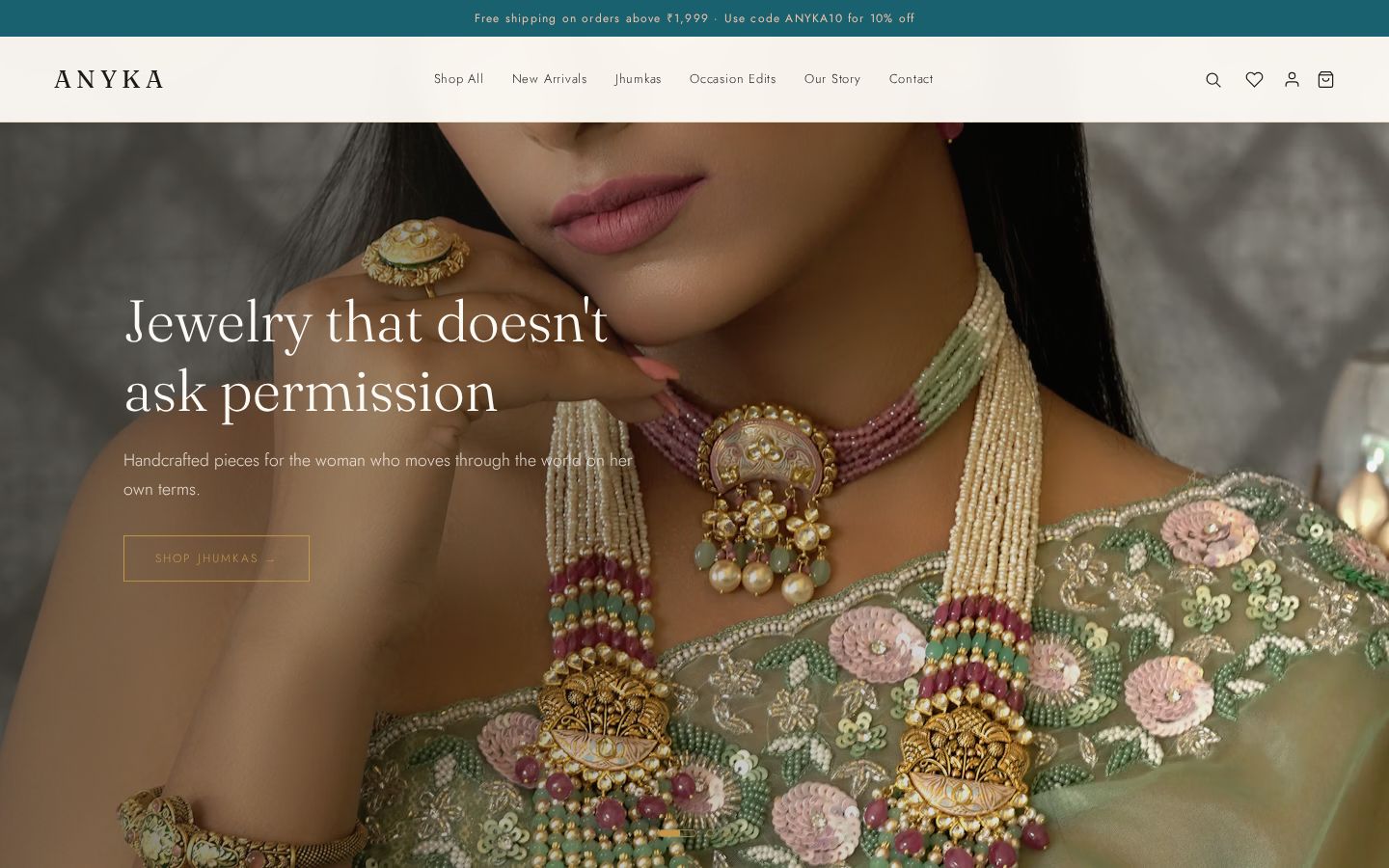 Anyka, Handcrafted Jewellery Store